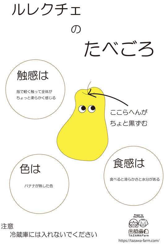 家庭用ルレクチェ2キロ8個〜5個くらい【送料、税込み】